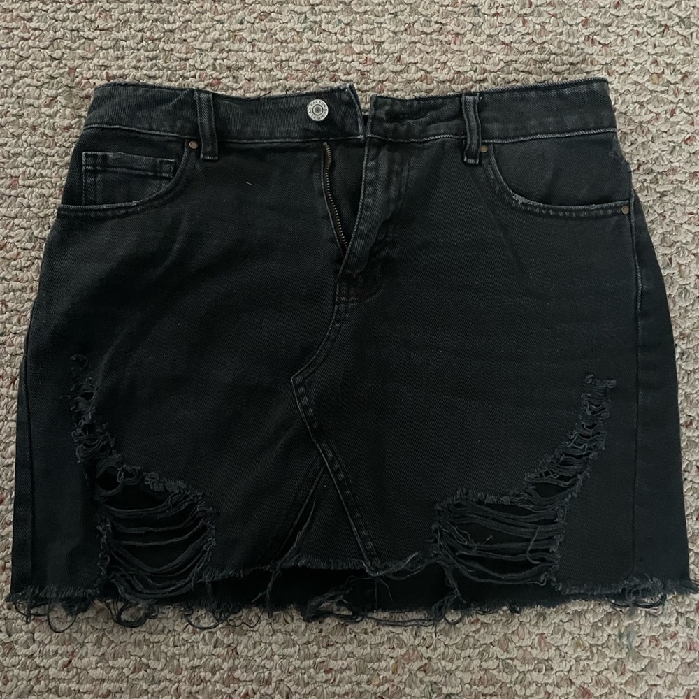 jean skirt